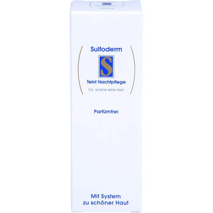 SULFODERM S Complexion Night Care fragrance-free 40 ml