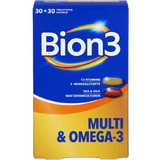 BION3 Multi+Omega-3 Kombipackung 30 Tabl.+30 Kaps. 60 St.