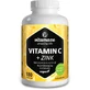 VITAMIN C 1000 mg high dose+zinc vegan tablets 180 pcs.