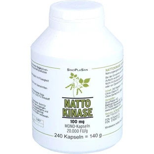 NATTOKINASE 100 mg Mono 20.000 FU Kapseln 240 St.