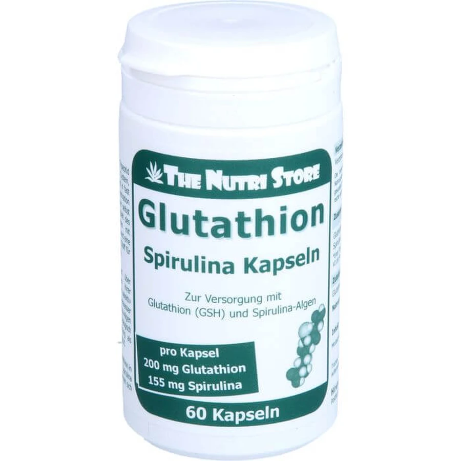 GLUTATHION 200 mg+Spirulina Capsules 60 Capsules