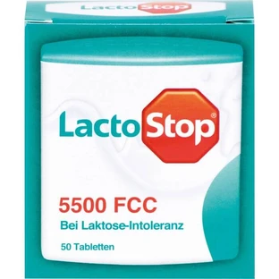 LACTOSTOP 5.500 FCC comprimés click dispenser 50 pcs.