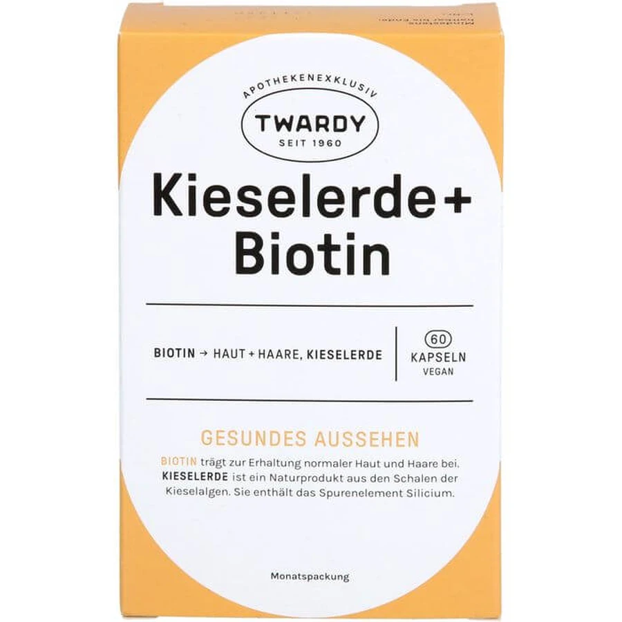 KIESELERDE+BIOTINA cápsulas veganas 60 unid.