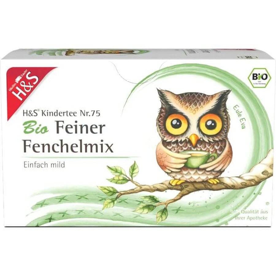 H&S Organic Baby and Children's Tea Fine Fennel Mix Fbtl. 30 g