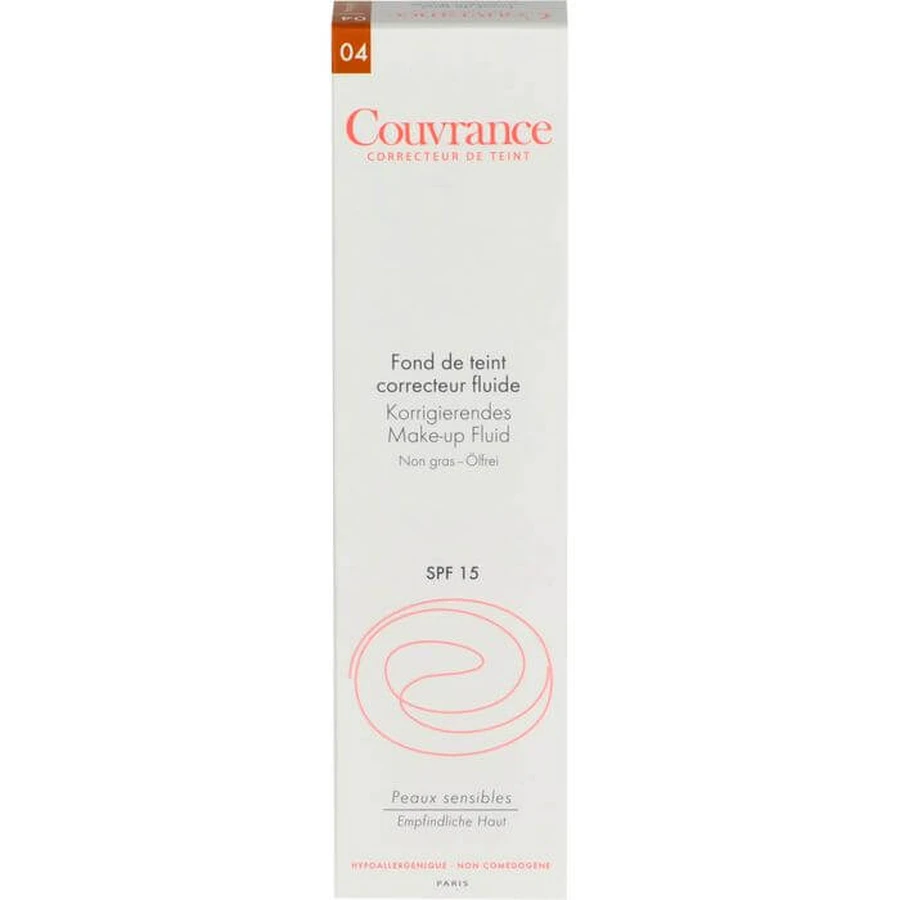 AVENE Couvrance korrigier.Make-up Fluid honig 4.0 30 ml