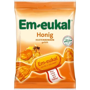 Caramelos EM-EUKAL rellenos de miel azucarada 75 g