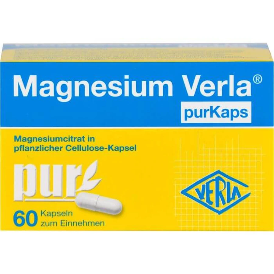 MAGNESIUM VERLA purCaps 60 Capsules