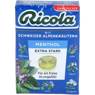 RICOLA o.Z.Box Caramelos mentolados extra fuertes 50 g