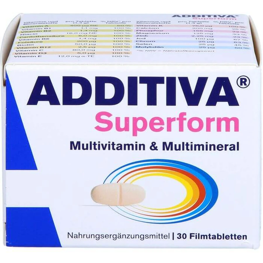ADDITIVA Superform Filmomhulde Tabletten 30 St.