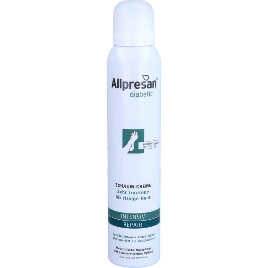 ALLPRESAN diabetisch Inten.+Repair w.Urea Schuim-Cr. 200 ml