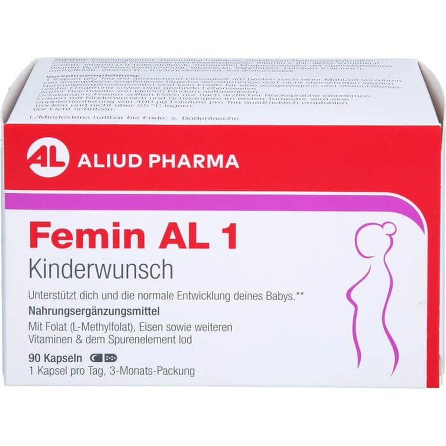 FEMIN AL 1 Fertility Hard Capsules 90 Capsules