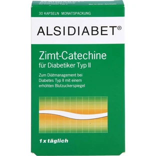 ALSIDIABET Kaneel-catechinen voor diabetici type II 1 capsule per dag 30 st.