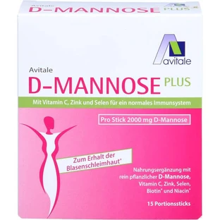 D-MANNOSE PLUS 2000 mg sticks with vitamins and minerals 37,05 g