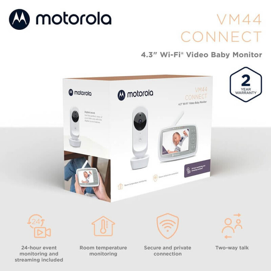 Digital Video Monitor + Wi-Fi VM44 Connect, Motorola