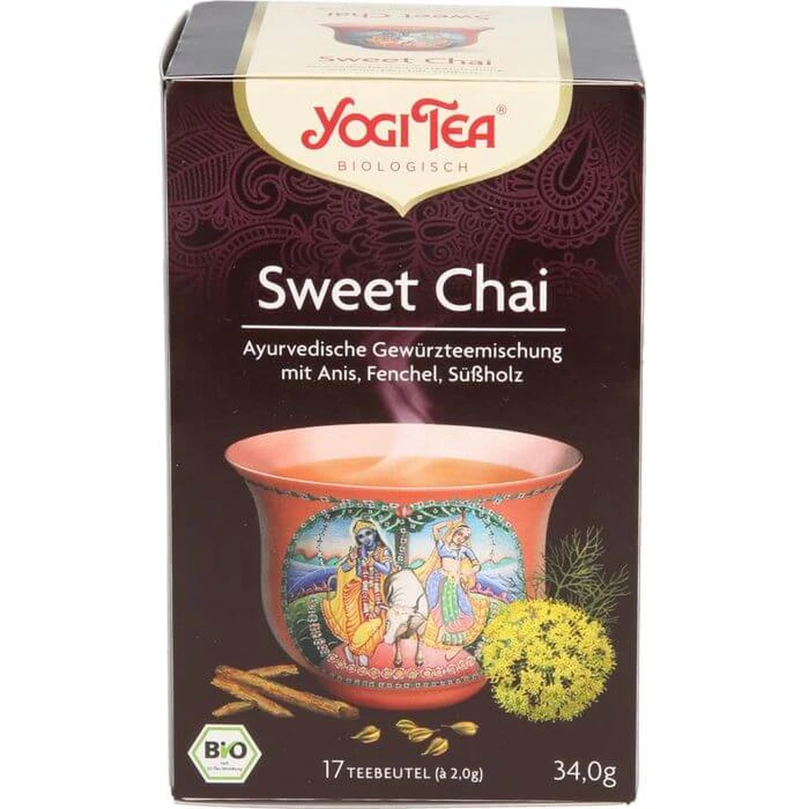 YOGI TEA Sweet Chai sachet-filtre bio 34 g