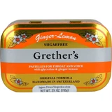 GRETHERS Ginger Lemon zuckerfrei Pastillen Dose 110 g