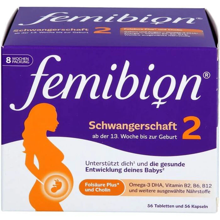FEMIBION 2 Schwangerschaft Kombipackung 112 St.