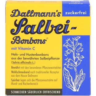 DALLMANN'S Sage snoepjes suikervrij 20 stuks.