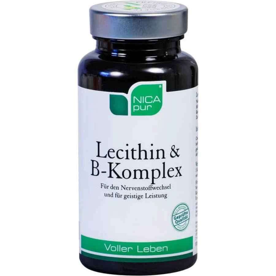 NICAPUR Lecithin B Complex Capsules 60 Capsules