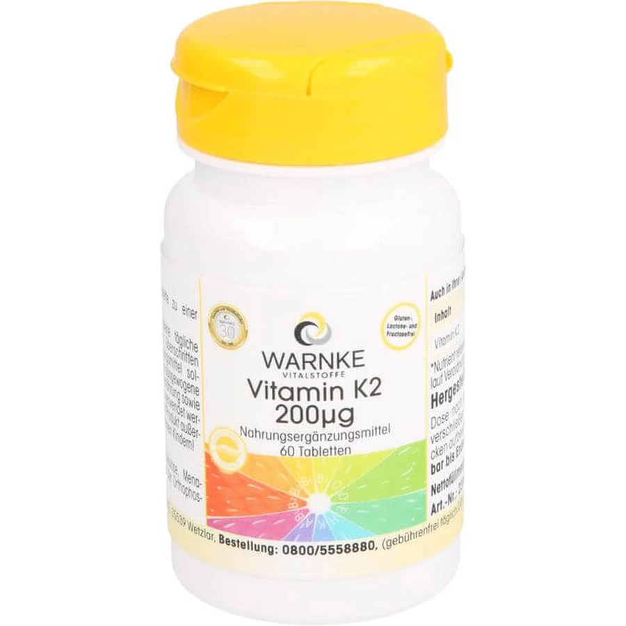 VITAMINA K2 200 µg comprimidos 60 unid.