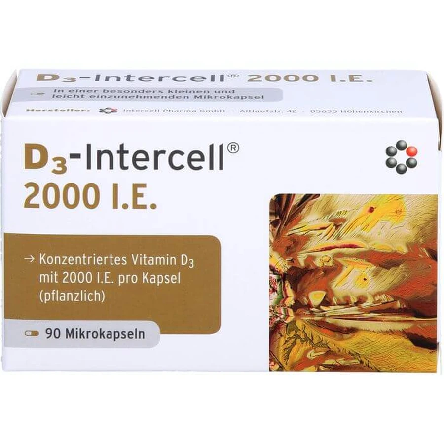 D3-INTERCELL 2.000 I.E. Capsules 90 Capsules