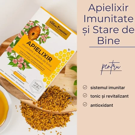 Apielixir inmunidad y bienestar, 20 ampollas x 10 ml, Albina Carpatina