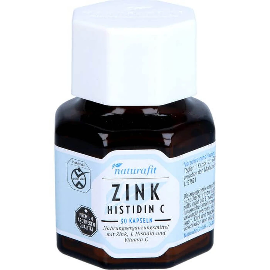 NATURAFIT Zink Histidin C Kapseln 30 St.