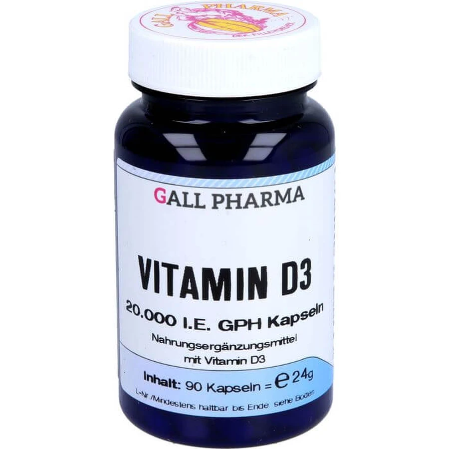 VITAMIN D3 20,000 I.U. GPH Capsules 90 Capsules