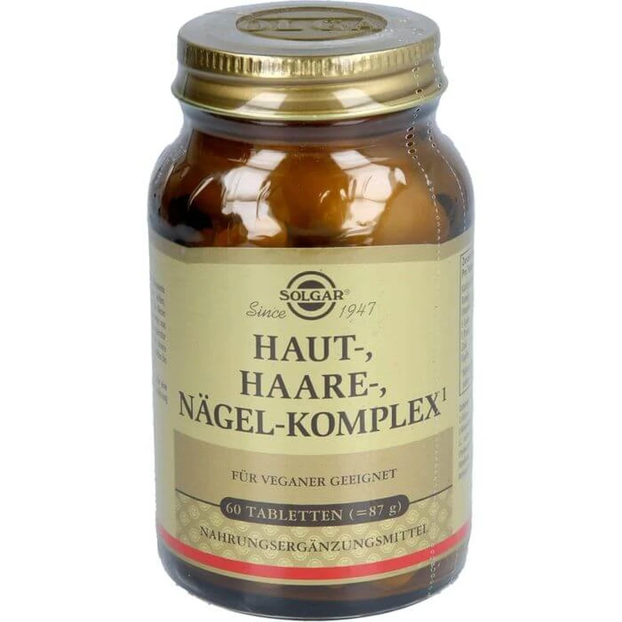 SOLGAR Skin Hair Nails Complex Tablets 60 pcs.