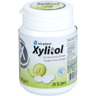 MIRADENT Xylitol Gouttes Melon 60 g