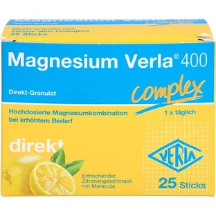 MAGNESIUM VERLA 400 Lemon Direct Granules 25 St.