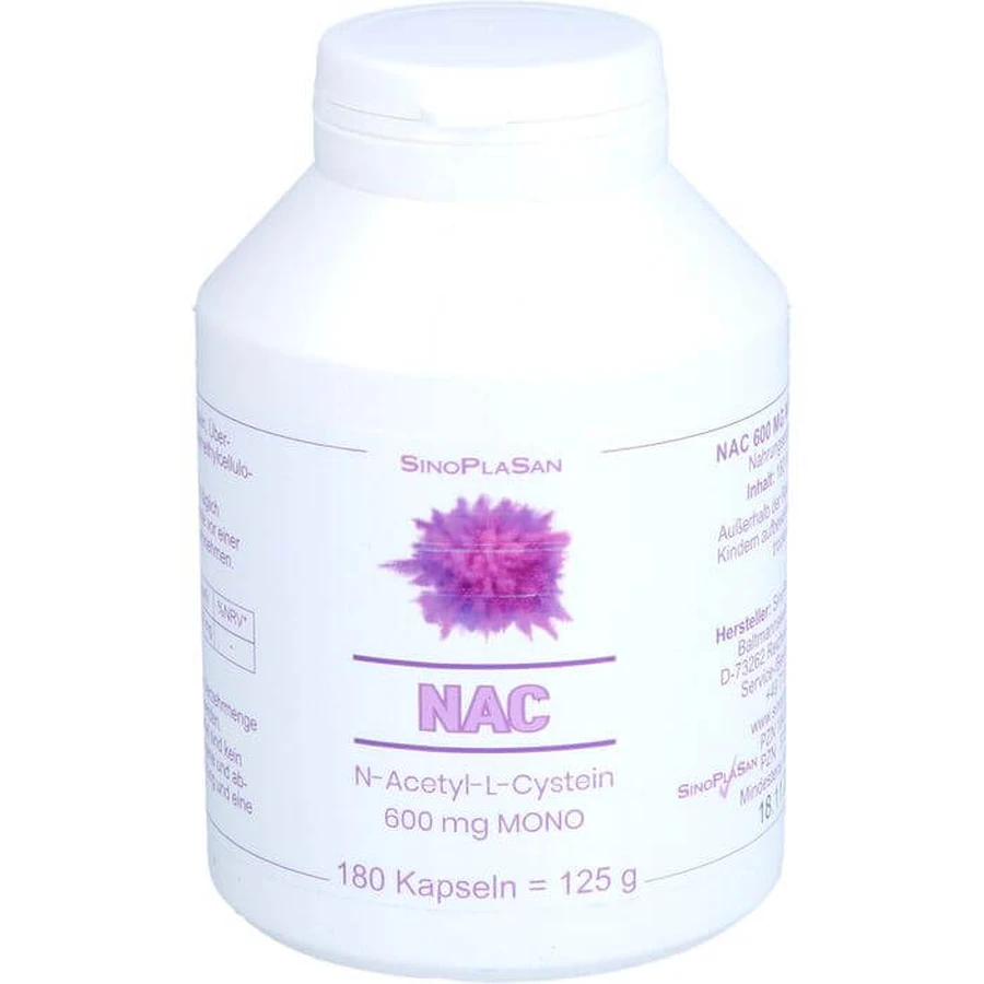 NAC 600 mg MONO Capsules 180 Capsules