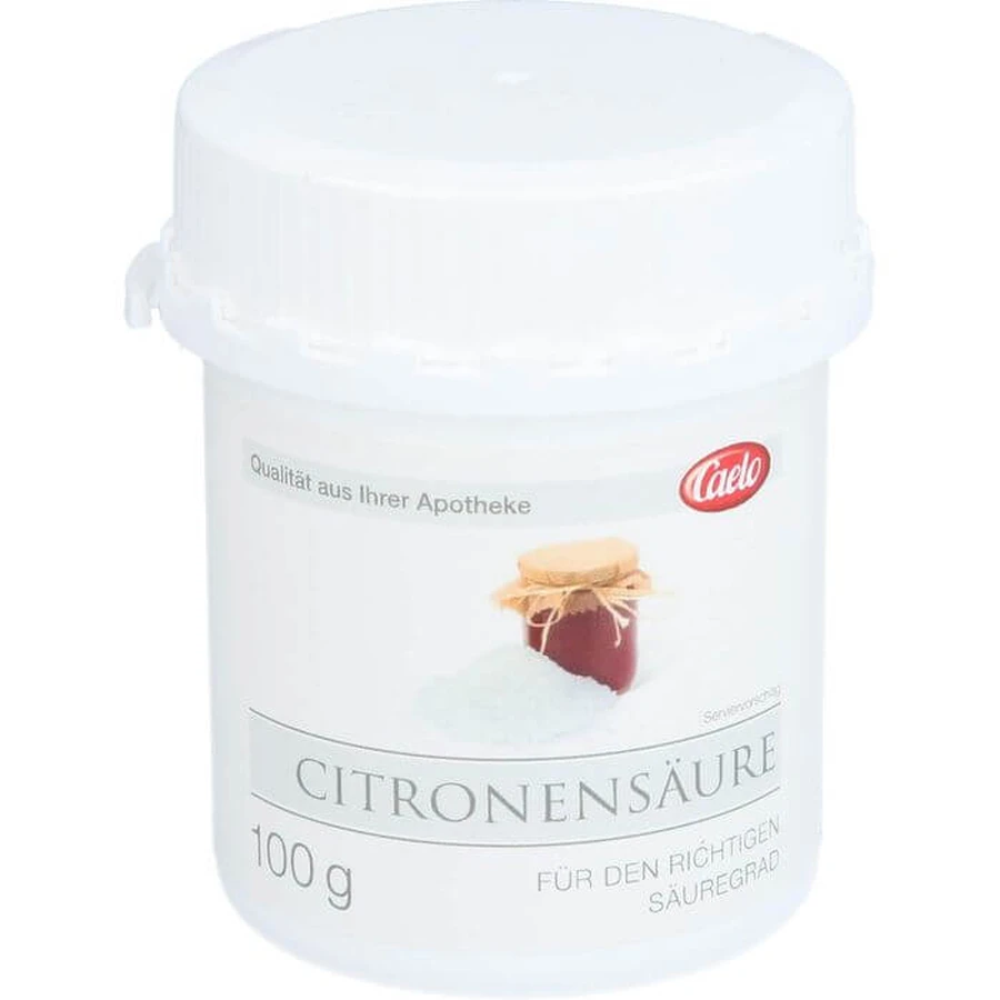 ACIDE CITRIQUE pour aliments Caelo HV-Pack 100 g