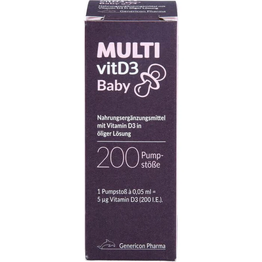MULTIVITD3 Baby pump solution 10 ml
