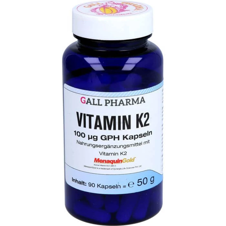 VITAMINA K2 100 µg GPH Cápsulas 90 Cápsulas