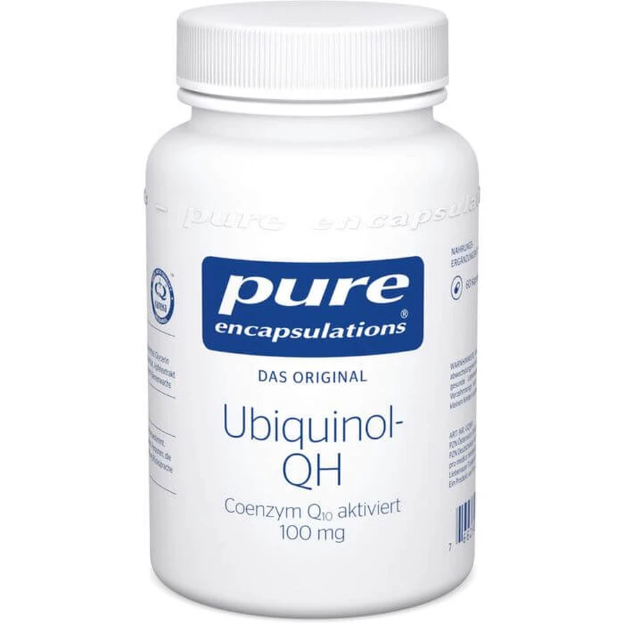 PURE ENCAPSULATIONS Ubiquinol QH 100 mg Capsules 60 Capsules