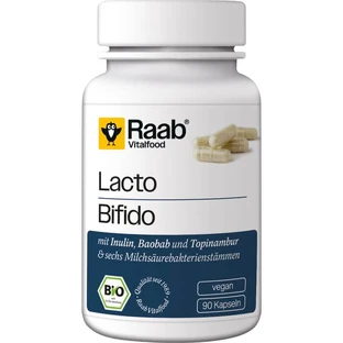 RAAB Vitalfood Lacto+Bifido Bio Cápsulas 90 Cápsulas