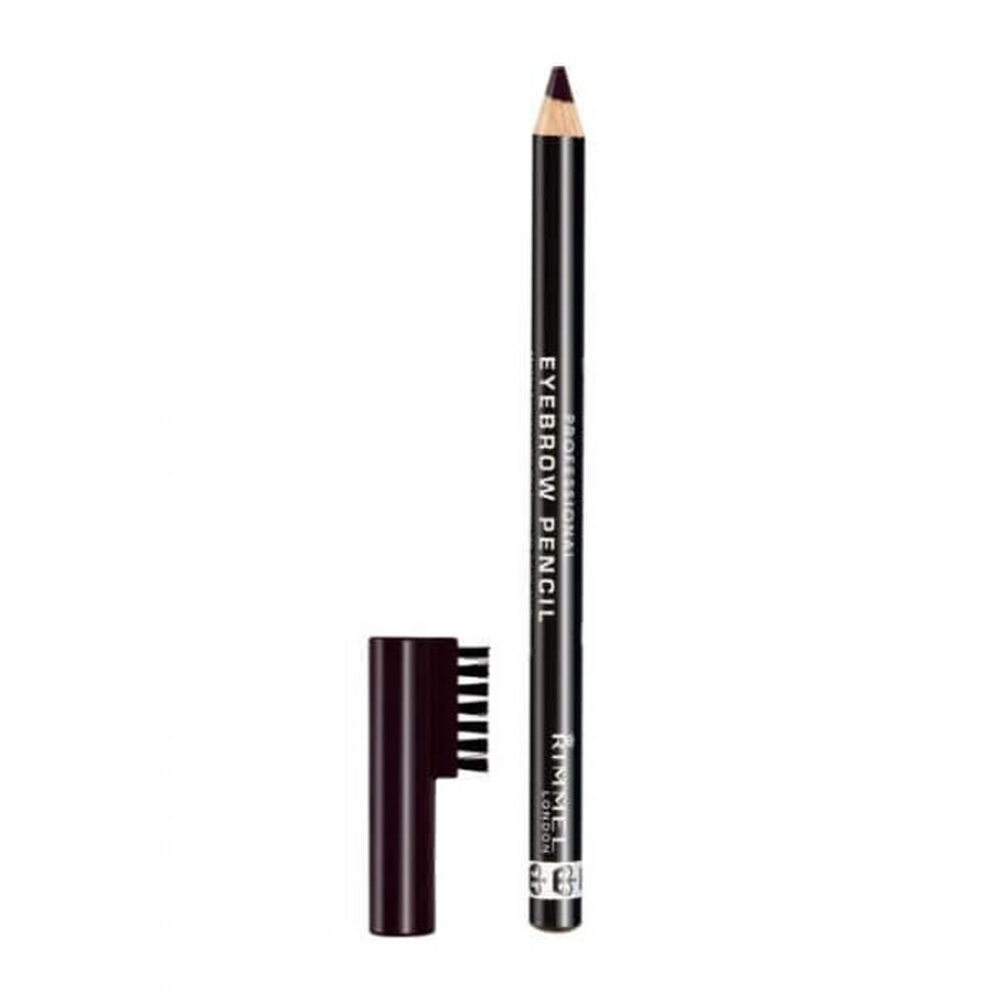 Eyebrow Pencil 004 Black, 1.4 g, Rimmel London Professional