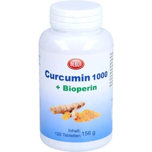 CURCUMIN 1000+Bioperine Berco Comprimés 120 St.