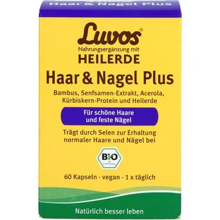 LUVOS Healing Clay Organic Hair & Nail Plus Capsule 60 Capsule