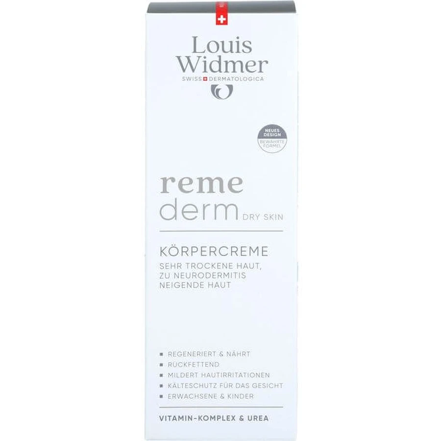 WIDMER Remederm Crema Corporal Piel Seca 200 ml