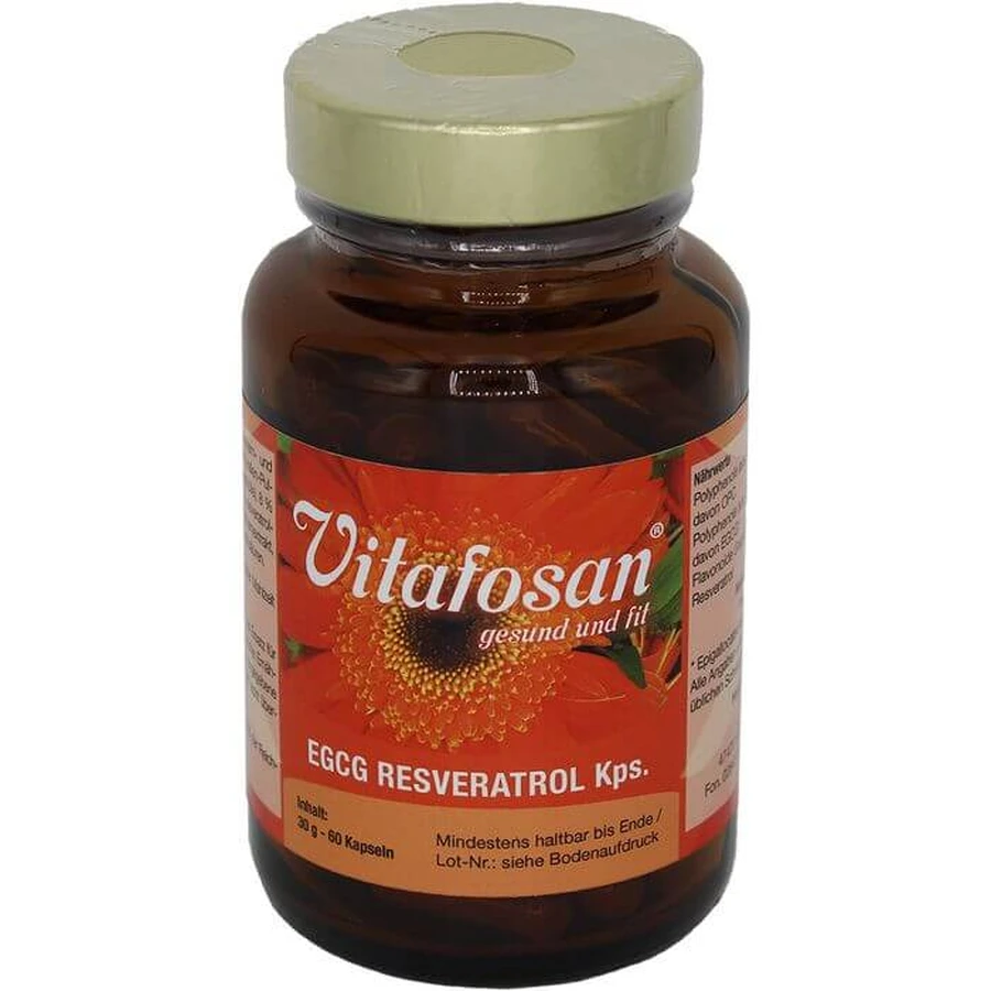 EGCG Resveratrol Cápsulas 60 Cápsulas