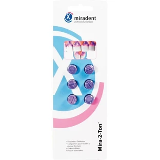 MIRADENT Plaquetest tablets Mira-2-Ton 6 pcs.