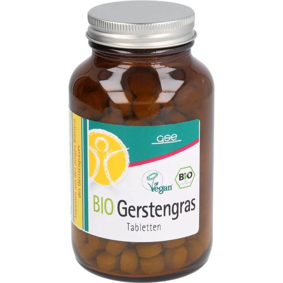 IGE Hierba de cebada 500 mg certificado orgánico Tab 240 St.