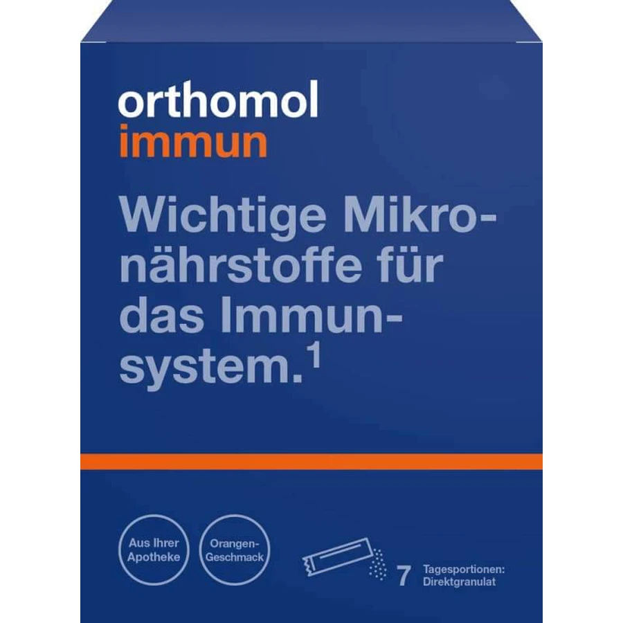 ORTHOMOL Immuun Direct Granulaat Sinaasappel 7 st.