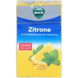 WICK Lemon & natural menthol candy without sugar Clickbox 46 g