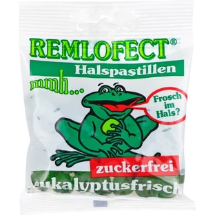 REMLOFECT throat lozenges sugar fresh eucalyptus fresh 50 g