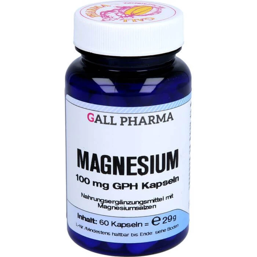 MAGNESIO 100 mg GPH Cápsulas 60 Cápsulas