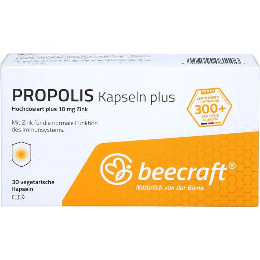 BEECRAFT Propolis Capsules Plus 30 Capsules