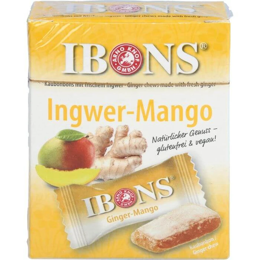 IBONS Ginger Mango Box Chewy Candy 60 g